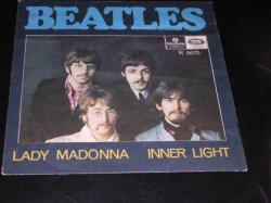 画像1: THE BEATLES - LADY MADONNA ( Ex-/Ex+++ ) / 1968  SWEDEN ORIGINAL Used 7" Single With PICTURE SLEEVE 