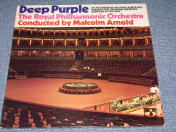 画像1: DEEP PURPLE The ROYAL PHILHARMONIC Orchestra Conducted by MALCOLM ARNOLD - DEEP PURPLE The ROYAL PHILHARMONIC Orchestra Conducted by MALCOLM ARNOLD: IN LIVE AT THE ROYAL ALBERT HALL : CONCERTO FOR GROUP AND ORCHESTRA( Matrix # A-1/B-1) ( Ex+++/Ex+++ Looks:Ex++ ) / 1970 UK ENGLAND ORIGINAL HARVEST Used  LP 