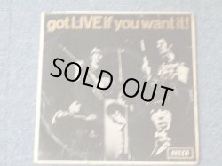 画像1: THE ROLLING STONES - GOT LIVE IF YOU WANT IT / 1965 UK  ORIGINAL 7"EP with PICTURE SLEEVE 