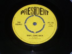 画像1: THE EQUALS - BABY COME BACK / 1967  UK ORIGINAL 7"SINGLE
