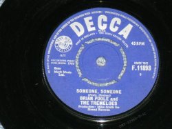 画像1: BRIAN POOLE and THE TREMELOES - SOMEONE, SOMEONE / 1963 UK ORIGINAL 7"Single