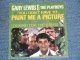 GARY LEWIS & THE PLAYBOYS - PAINT ME A PICTURE ( Ex+/Ex+ )  /1966  US ORIGINAL 7"SINGLE + PICTURE SLEEVE 