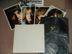 画像1:  BEATLES  - THE BEATLES (WHITE ALBUM) (MATRIX #  SIDE-1 ) YEX 709-1  3 TT  SIDE-2 ) YEX 710-1  2 GPP  SIDE-3 ) YEX 711-1  6 HH  SIDE-4 ) YEX 712-1  2 LG  ) (Ex++/Ex+++) (No.0384255) / 1968 UK ENGLAND ORIGINAL "TOP LOADED OPEN" "EXPORT "YELLOW PARLOPHONE Label"  Used STEREO 2 LP ALL Insetrs ( 4 x Pics & 1 x Poster )  
