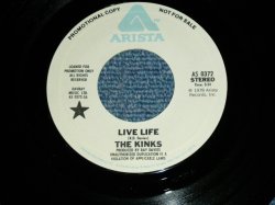 画像1: THE KINKS - LIVE LIFE ( MONO / STEREO ) / 1978 US ORIGINAL PROMO ONLY Same Flip  Used  7"Single With COMPANY  SLEEVE  