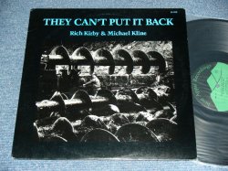 画像1: RICH KIRBY &  MICHAEL KLINE( AMERICAN FOLK SINGER )  - THEY CAN'T PUT IT BLACK  / 1977 US ORIGINAL Used LP 