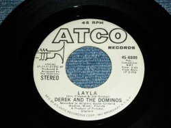 画像1: DEREK & THE DOMINOS  ( ERIC CLAPTON / DUANNE ALLMAN ) -  LAYLA ( 2:43 Version ) / 1971 US ORIGINAL 1st Press WHITE LABEL PROMO  Used 7"Single