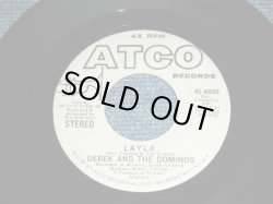 画像1: DEREK & THE DOMINOS  ( ERIC CLAPTON / DUANNE ALLMAN ) -  LAYLA ( 2:43 Version ) / 1971 US ORIGINAL 1st Press WHITE LABEL PROMO  Used 7"Single