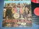 THE BEATLES - SGT. PEPPER'S LONELY HEARTS CLUB BAND ( Ex+/Ex+ ) / 1967 FRANCE ORIGINAL RED Label + UK ORIGINAL Jacket & Inner & Inserts MONO Used  LP 