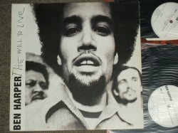 画像1: BEN HARPER - THE WILL TO LIVE  / 1997 UK ENGLAND ORIGINAL Used Double LP Set