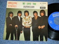 画像1: THE ROLLING STONES - WE LOVE YOU ( Ex++,VG+++/Ex )  / 1967 AUGUST FRANCE ORIGINAL for JUKE BOX Using 1st Press Label Used 7"Single with PICTURE SLEEVE 