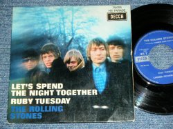 画像1: THE ROLLING STONES - LET'S SPEND THE NIGHT TOGETHER ( Ex,VG++/Ex+ )  / 1967 JANNUARY  FRANCE ORIGINAL for JUKE BOX Using 1st Press Label Used 7"Single with PICTURE SLEEVE 