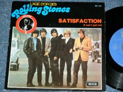 画像1: THE ROLLING STONES - SATISFACTION ( Ex+++/Ex+++ )  / 1970's  FRANCE REISSUE "BOXED 'DECCA'" Label Used 7"Single with PICTURE SLEEVE 