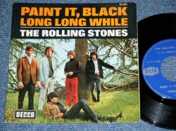 画像1: THE ROLLING STONES - PAINT IT BLACK ( Ex++,Ex/Ex++ )  / 1966 MAY  FRANCE ORIGINAL for JUKE BOX Using 1st Press Label Used 7"Single with PICTURE SLEEVE 