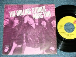 画像1: The ROLLING STONES - MISS YOU ( TOP OPEN JACKET : Ex+/Ex+++)  / 1978 FRANCE ORIGINAL Used 7"Single  with PICTURE SLEEVE 