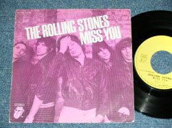 画像1: The ROLLING STONES - MISS YOU ( SIDE OPEN JACKET : Ex+,VG+++/Ex++)  / 1979 FRANCE ORIGINAL Used 7"Single  with PICTURE SLEEVE 