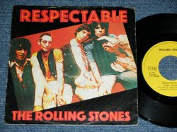画像1: The ROLLING STONES - RESPECTABLE  ( TOP OPEN JACKET : Ex/Ex++)  / 1978 SPAIN ORIGINAL  Used 7"Single  with PICTURE SLEEVE 