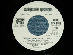 画像1: CAPTAIN BEYOND - THOUSAND DAYS OF YESTERDAY / 1972 US AMERICA ORIGINAL PROMO ONLY  Used 7"Single