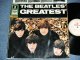 THE BEATLES - THE BEATLES' GREATEST ( Ex-/VG++ ) / 1965? GERMAN ORIGINAL EXPORT STEREO Used LP 