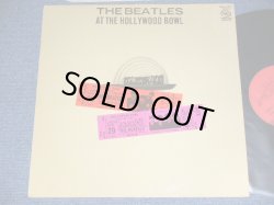 画像1: THE BEATLES - AT THE HOLLYWOOD BAWL ( RARE "RED&PRUPLE TICKET on FRONT COVER : Matrix # YEX 969 8-1-1/YEX 970 9-1-5 )  / 1988 UK REISSUE Used LP 