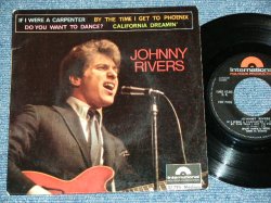 画像1: JOHNNY RIVERS - IF I WERE A CARPENTER  ( EP ) / 1965 FRANCE ORIGINAL Used  7" EP With PICTURE SLEEVE