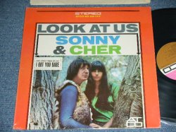 画像1: SONNY & CHER - LOOK AT US ( Ex+++/Ex+++ )   / 1967? US ORIGINAL PURPLE & BROWN Label STEREO Used LP 3rd Press With TITLE PRINTED on FRONT 