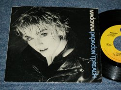 画像1: MADONNA -  PAPA DON'T PREACH (Ex/Ex+++)  / 1984 US AMERICA ORIGINAL Used 7" Single with PICTURE SLEEVE  
