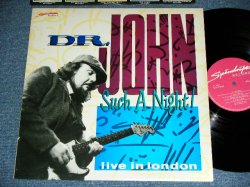 画像1: DR. JOHN - SUCH A NIGHT! : LIVE IN LONDON   / 1984  UK ENGLAND ORIGINAL Used LP