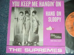 画像1: SUPREMES - YOU KEEP ME HANGIN' ON / 1967 HOLLAND ORIGINAL 45rpm 7"Single With PICTURE SLEEVE  