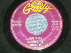 画像1: MARTHA & THE VANDELLAS - QUICKSAND / 1963 US ORIGINAL 7" Single  
