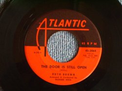 画像1: RUTH BROWN - THE DOOR IS ATILL OPEN / 1960 US ORIGINAL 7"SINGLE  