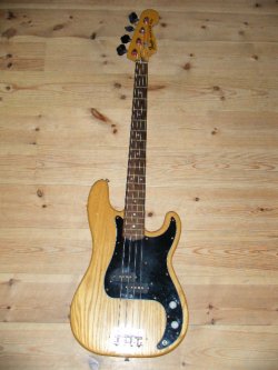 画像1: FENDER　フェンダー   PRECISION BASS Original  NATURAL COLOR  with HARD CASE   / 1980 USA AMERICA 