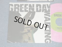 画像1: GREEN DAY - WAITING ( Ex+++/MINT-) / 2001 US AMERICA  ORIGINAL "PINK WAX Vinyl"  Used 7" Single With PICTURE SLEEVE 