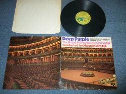 画像1: DEEP PURPLE The ROYAL PHILHARMONIC Orchestra Conducted by MALCOLM ARNOLD - DEEP PURPLE The ROYAL PHILHARMONIC Orchestra Conducted by MALCOLM ARNOLD: IN LIVE AT THE ROYAL ALBERT HALL : CONCERTO FOR GROUP AND ORCHESTRA ( Matrix # A-1/B-1 ) ( Ex++/Ex++ B-1:Ex )  / 1970 UK ENGLAND ORIGINAL HARVEST Used  LP 