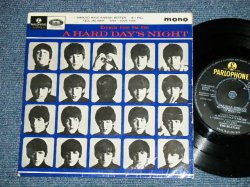 画像1: THE BEATLES - A HARD DAYS NIGHT  (The PARLOPHONE Credt on Label Ring   ) ( Matrix # 1N/2N)  ( Ex+/Ex++ ) / 1964 UK ORIGINAL MONO Used 7"EP With PICTUER SLEEVE