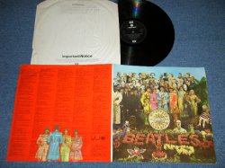 画像1: The BEATLES -  SGT.PEPPERS LONELY HEARTS CLUB BAND  ( Matrix # YEX 637-3 HTM /YEX 638-3 HTM) ( Ex-/MINT- ) / UK ENGLAND  REISSUE "1970's Version-