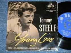 画像1: TOMMY STEELE - YOUNG LOVE : First EP ( Ex+/Ex+++)  / 1956 UK ENGLAND Used  7"EP With PICTURE  SLEEVE 