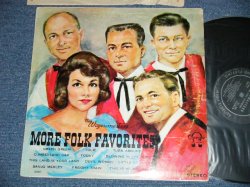 画像1: The WAGONMASTERS  - MORE FOLK FAVORITES  : with AUTO GRAPHED (Ex+/Ex+ )    / 1960's   US AMERICA ORIGINAL STEREO Used LP 