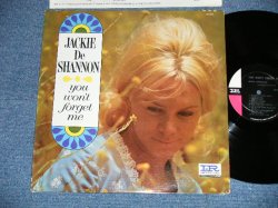 画像1: JACKIE DeSHANNON  DE SHANNON - YOU WON'T FORGET ME (  Ex++/Ex+++) / 1965 US AMERICA ORIGINAL  "BLACK With PINK" Label MONO Used LP 