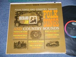画像1: RICHARD & JIM - FOLK SONGS and COUNTRY SOUNDS  (  Ex++/Ex+++ : edsp ) / 1964 US AMERICA ORIGINAL " STEREO"  Used LP