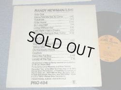 画像1: RANDY NEWMAN - LIVE( Ex+/Ex+++ :SMEDSP ) / 1970 US AMERICA ORIGINAL"PROMO ONLY" Used LP  