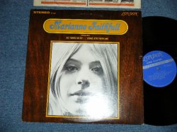 画像1: MARIANNE FAITHFULL - MARIANNE FAITHFULL ( Matrix # ZAL-6753 / ZAL-6754  ) ( Ex+/Ex+++ EDSP )  / 1965 US AMERICA  ORIGINAL "BLUE Label with Un-Boxed LONDON " STEREO Used LP 