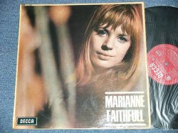 画像1: MARIANNE FAITHFULL - MARIANNE FAITHFULL ( Matrix # ARL-6749-2K / ARL-6750-2K) ( Ex+/Ex++ )  / 1965 UK ENGLAND ORIGINAL "MARRON with Unboxed DECCA Label" MONO Used LP