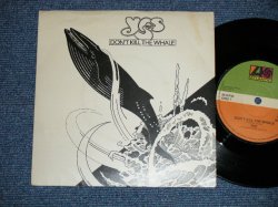 画像1: YES - DON'T KILL THE WHALE : ABILENE ( Ex++/Ex+++)  / 1978 UK ENGLAND ORIGINAL  Used 7" Single with PICTURE SLEEVE