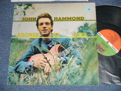 画像1: JOHN HAMMOND - SOONER OR LATER ( Ex+/Ex+++ ;: BB )  / 1968 US AMERICA ORIGINAL  1st Press "GREEN & RED Label" "STEREO"  Used LP 