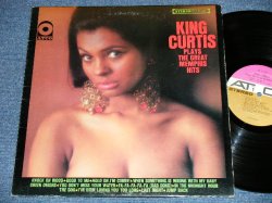 画像1: KING CURTIS -  PLAYS THE GREAT MEMPHIS HITS  ( Matrix #  A) ST-C-67989-1S     B) ST-C-67990-1S )  ( Ex+/Ex+ : EDSP )  / 1967 US AMERICA ORIGINAL 1st Press "PLUM & BROWN" "NO CREDIT AT BOTTOM"  Label USED LP 