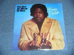 画像1: BARRY WHITE - I'VE GOT SO MUCH TO GIVE  ( SEALED) /  US AMERICA REISSUE  "BRAND NEW SEALED"  LP