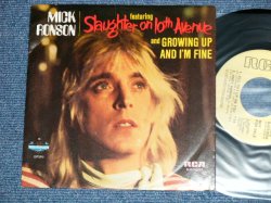 画像1: A) MICK RONSON of MOTT THE HOOPLE  - SLAUGHTER ON 10TH AVENUE :  B) DANA GILLESPIE - ALL CUT UP ON YOU ( Ex++/Ex+++ ) / 1974 US AMERICA  ORIGINAL  "PROMO ONL" Used 7"EP With PICTURE SLEEVE 