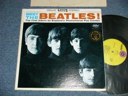 画像1: The BEATLES - MEET THE BEATLES  ( Matrix #  A)  ST-1-2047-W1    B)  ST-2-2047-W1 )  ( Ex++,Ex/MINT- ) /  1969 US AMERICA  "RECORD CLUB Relaese"  "LIME GREEN  Label" 2nd Press "AWARD GOLD Printed Front Cover" STEREO Used LP  