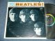 The BEATLES - MEET THE BEATLES  ( Matrix #    A) T-1-2047-T8     B) T-2-2047-P5 )  ( Ex-/Ex++ TEAROBC  ) / 1964 US AMERICA  1st Press "BLACK with RAINBOW Color Band Label"  "BEATLES Logo on TAN To BROWN  Front Cover" MONO Used LP   