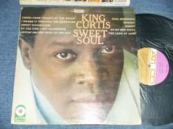 画像1: KING CURTIS - SWEET SOUL ( Matrix #  A) ST-C-681293-B LW AT RL ( Hand Writing )  B) ST-C-681294-1C  (TYPING ) ) ( Ex+/MINT- : EDSP )  / 1968 US AMERICA ORIGINAL 1st Press "PLUM & BROWN Label" STEREO USED LP 